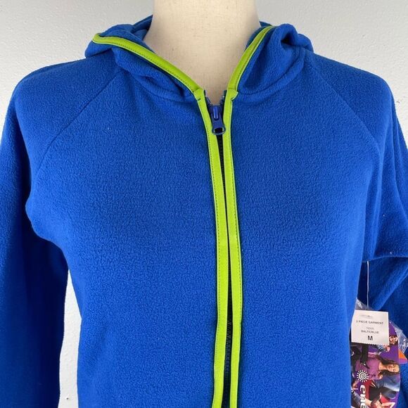 NWT Energie Baltic Blue Fleece Jacket and Matching Headband Size M - Picture 2 of 9
